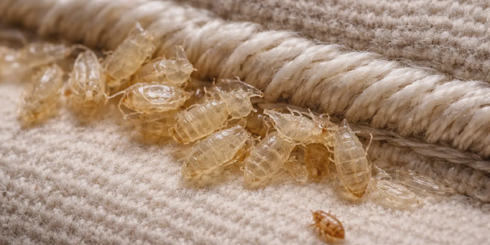 bed bug shells without seeing live bed bugs on mattress or furniture