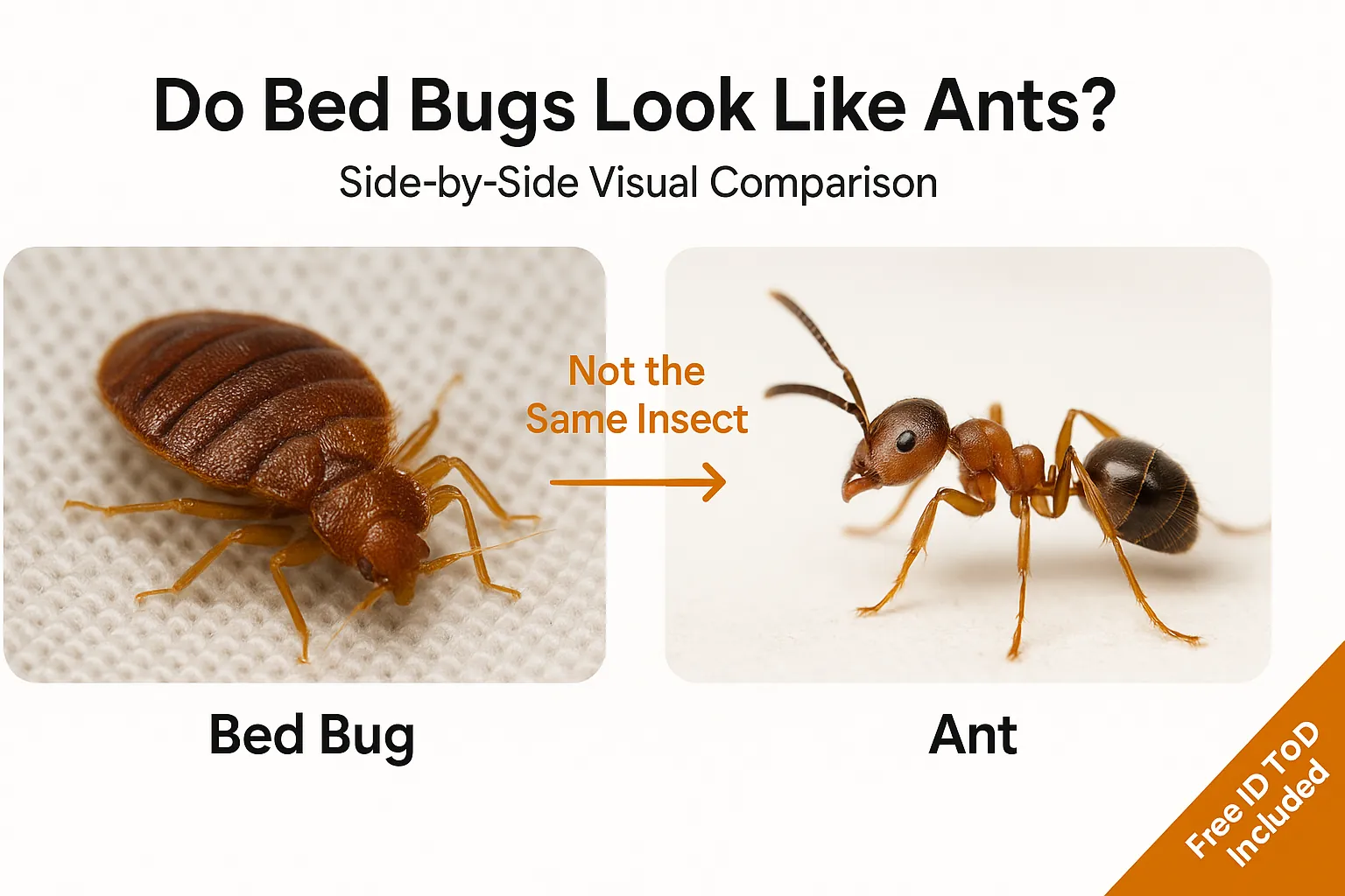 Do Bed Bugs Look Like Ants?