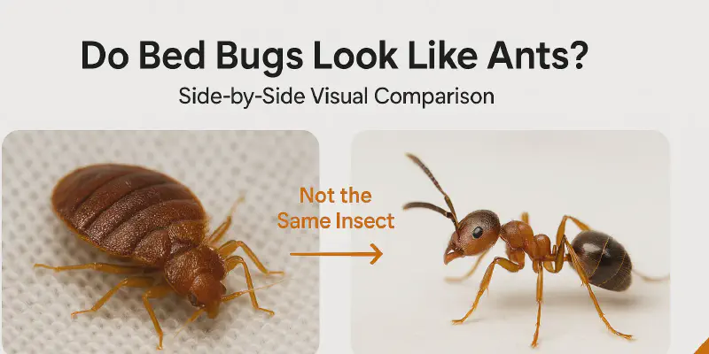 Illustration of a bed bug in an empty room environment, symbolizing survival without a human host